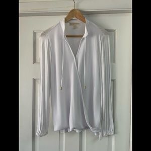MK white t-shirt, dressy or casual.